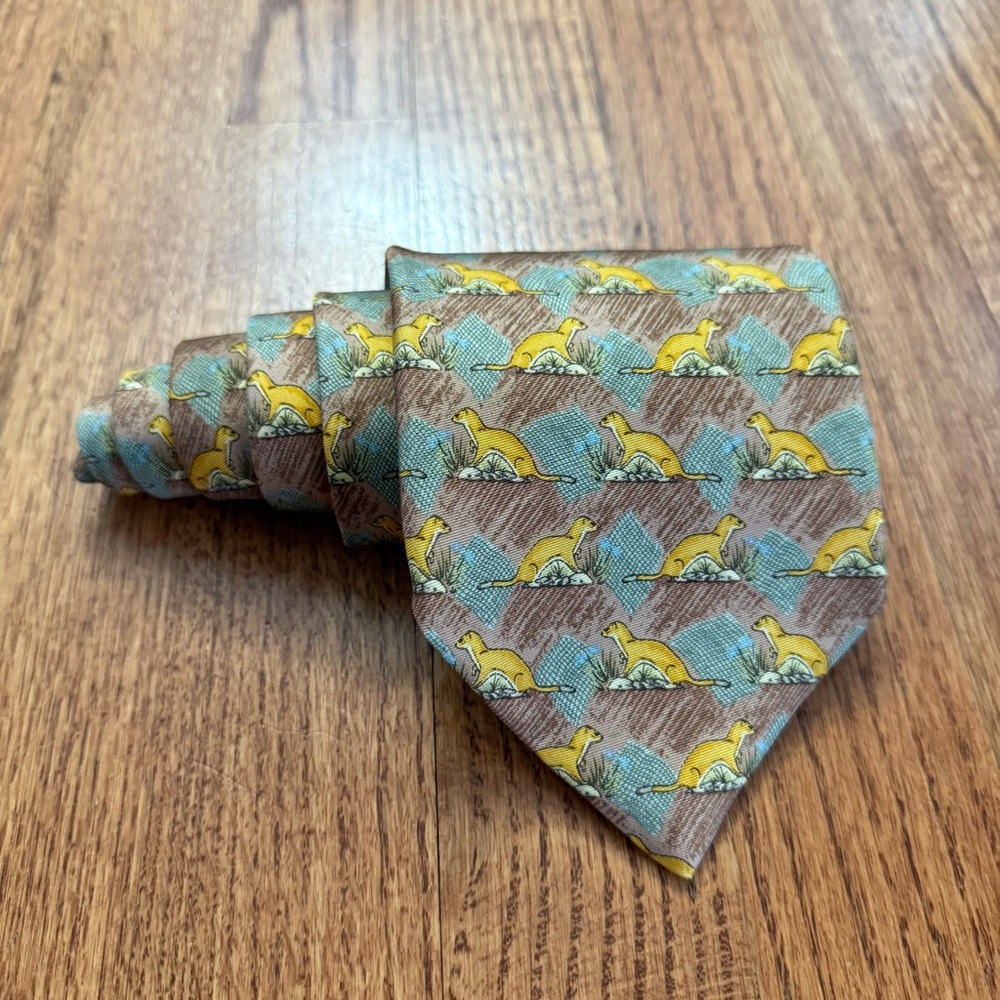 Ermenegildo Zegna silk tie made in Italy